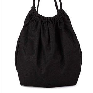 American apparel black cotton canvas bag